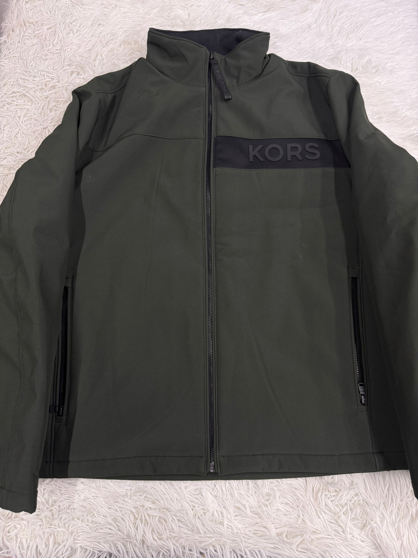 Chamarra verde militar Michael kors