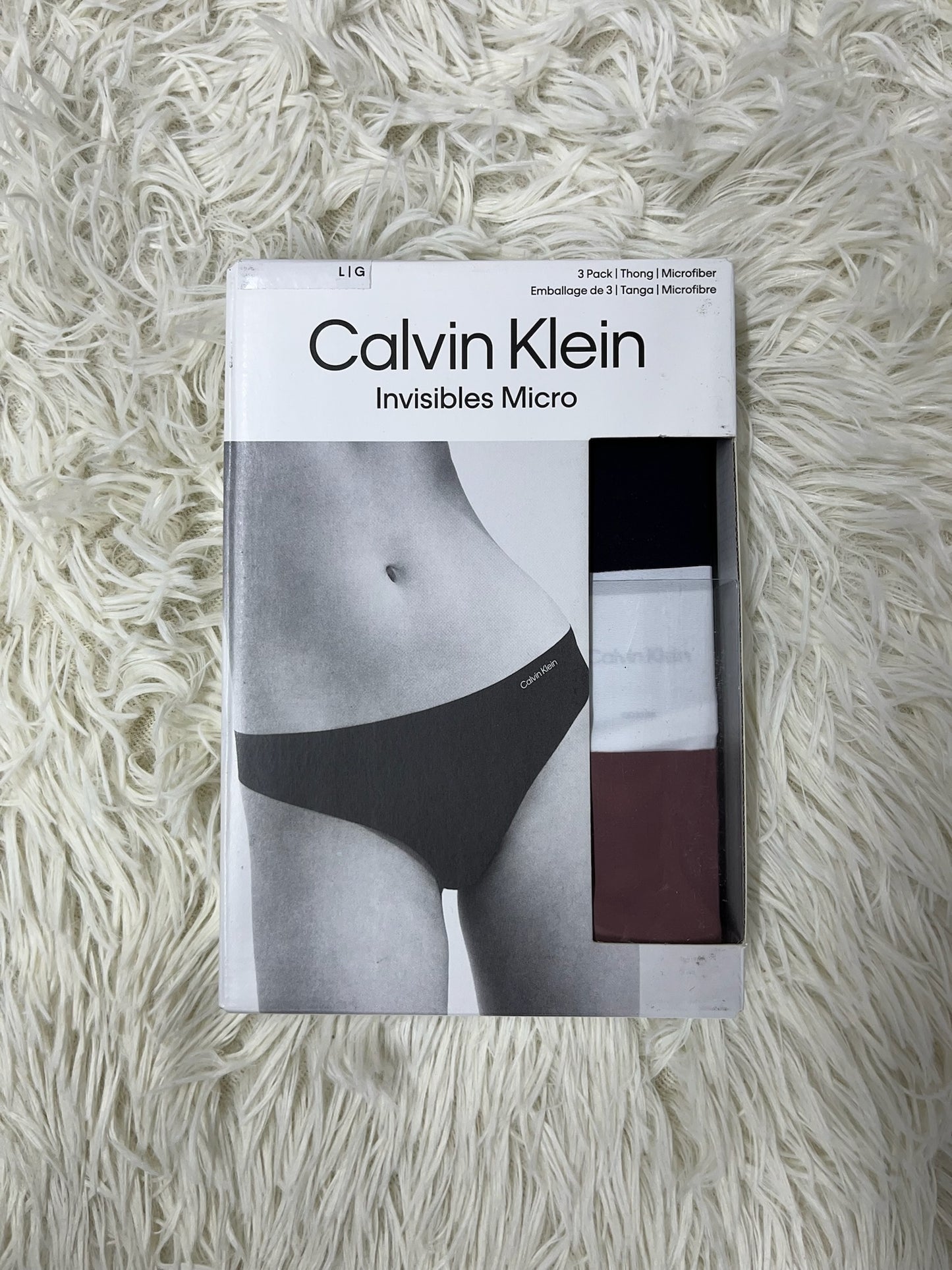 Paquete 3 Thong  Calvin Klein