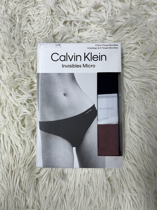 Paquete 3 Thong  Calvin Klein