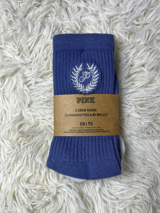 Paquete 2 calcetas azul/arena Pink