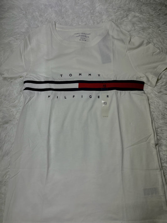 Playera blanca XS Tommy Hilfiger