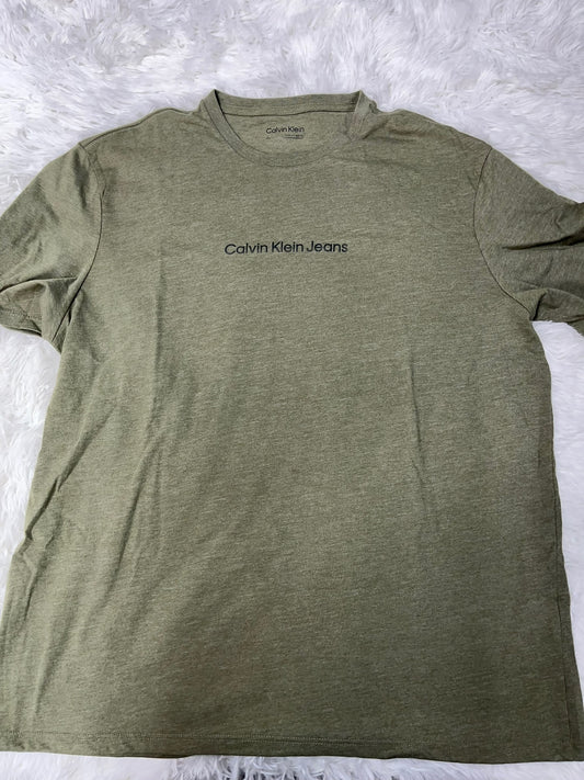 playera verde militar L CK