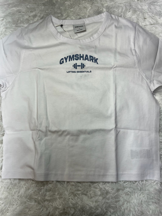Playera blanca L Gymshark