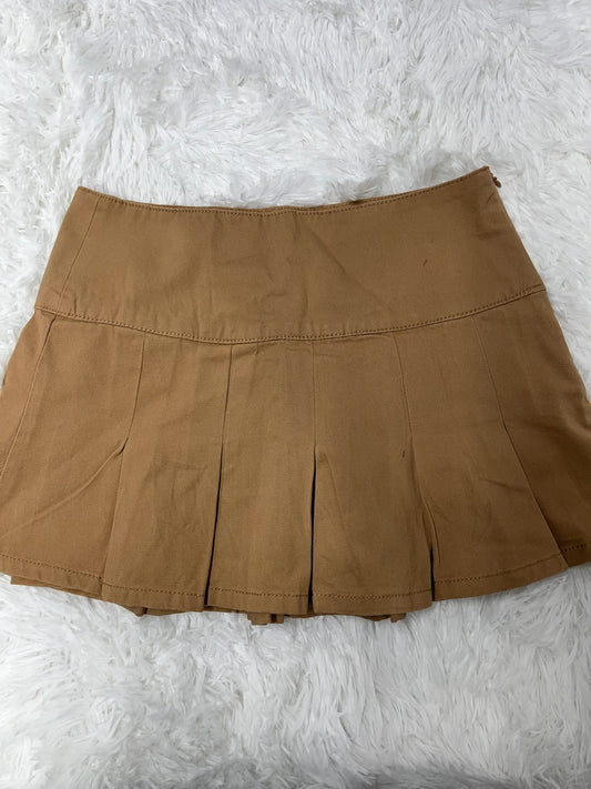 Falda café S Forever 21