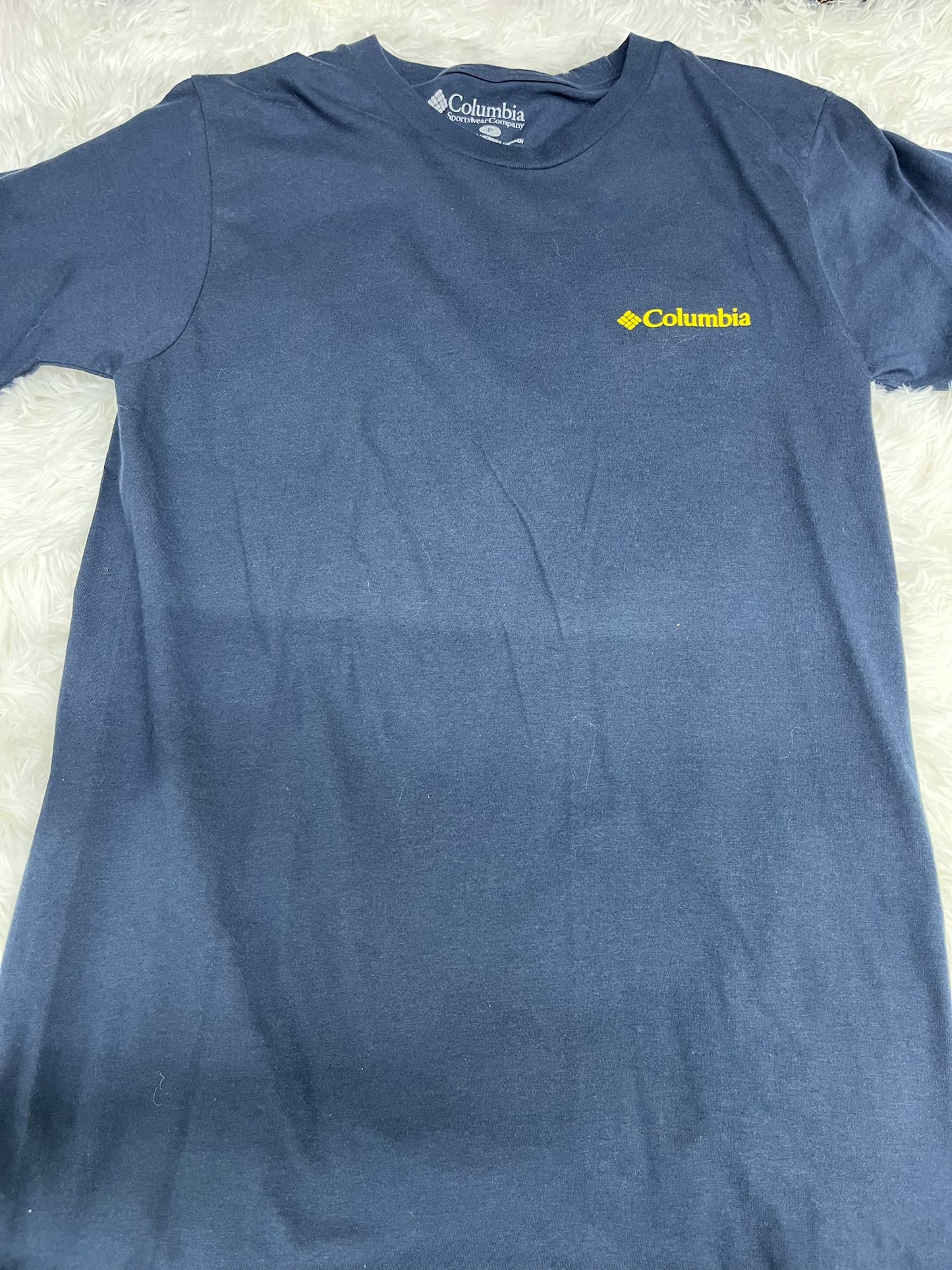 Playera azul S Columbia