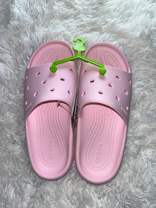 Crocs rosas 22