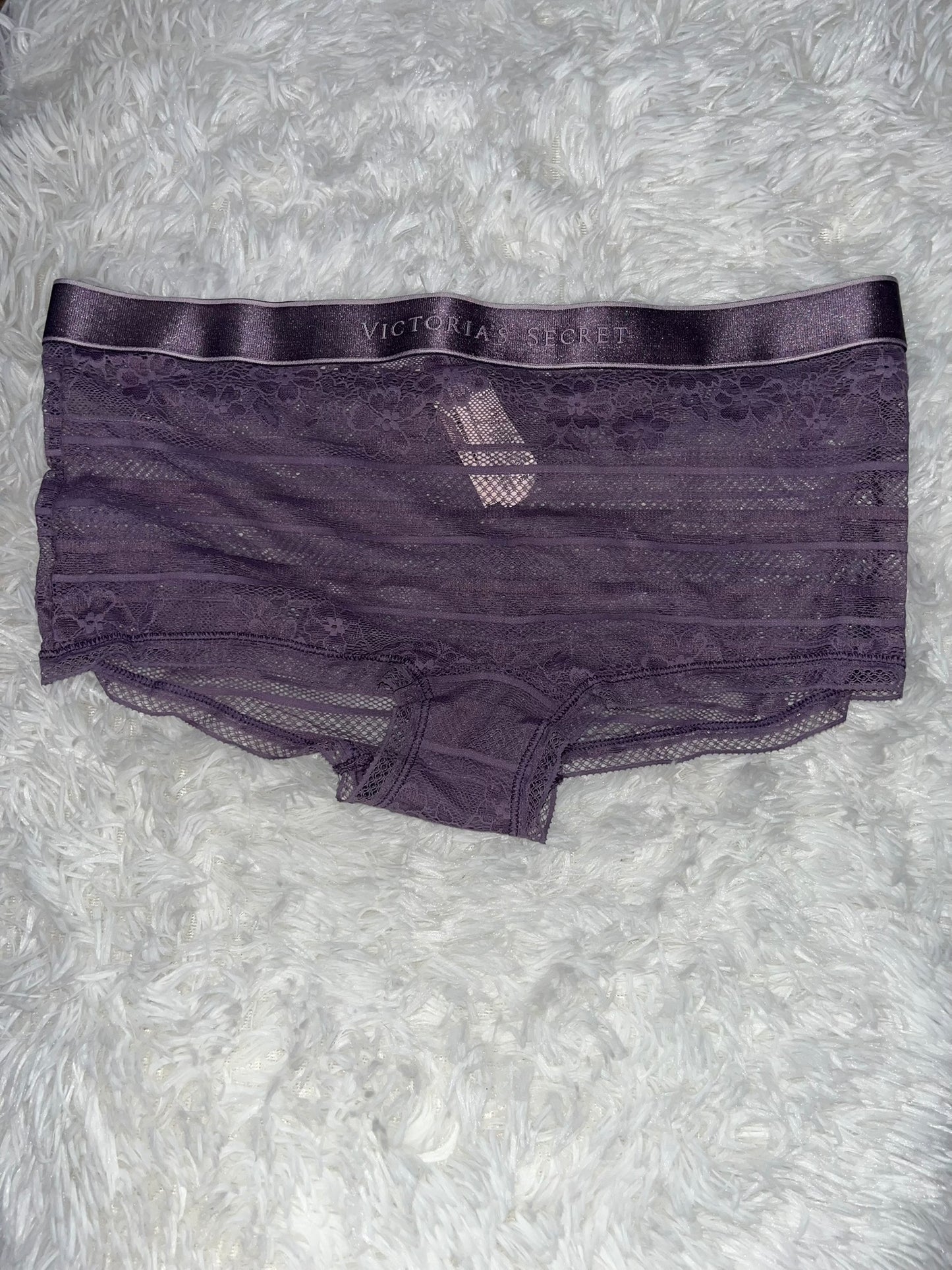 Boyshort morado M Victoria secret