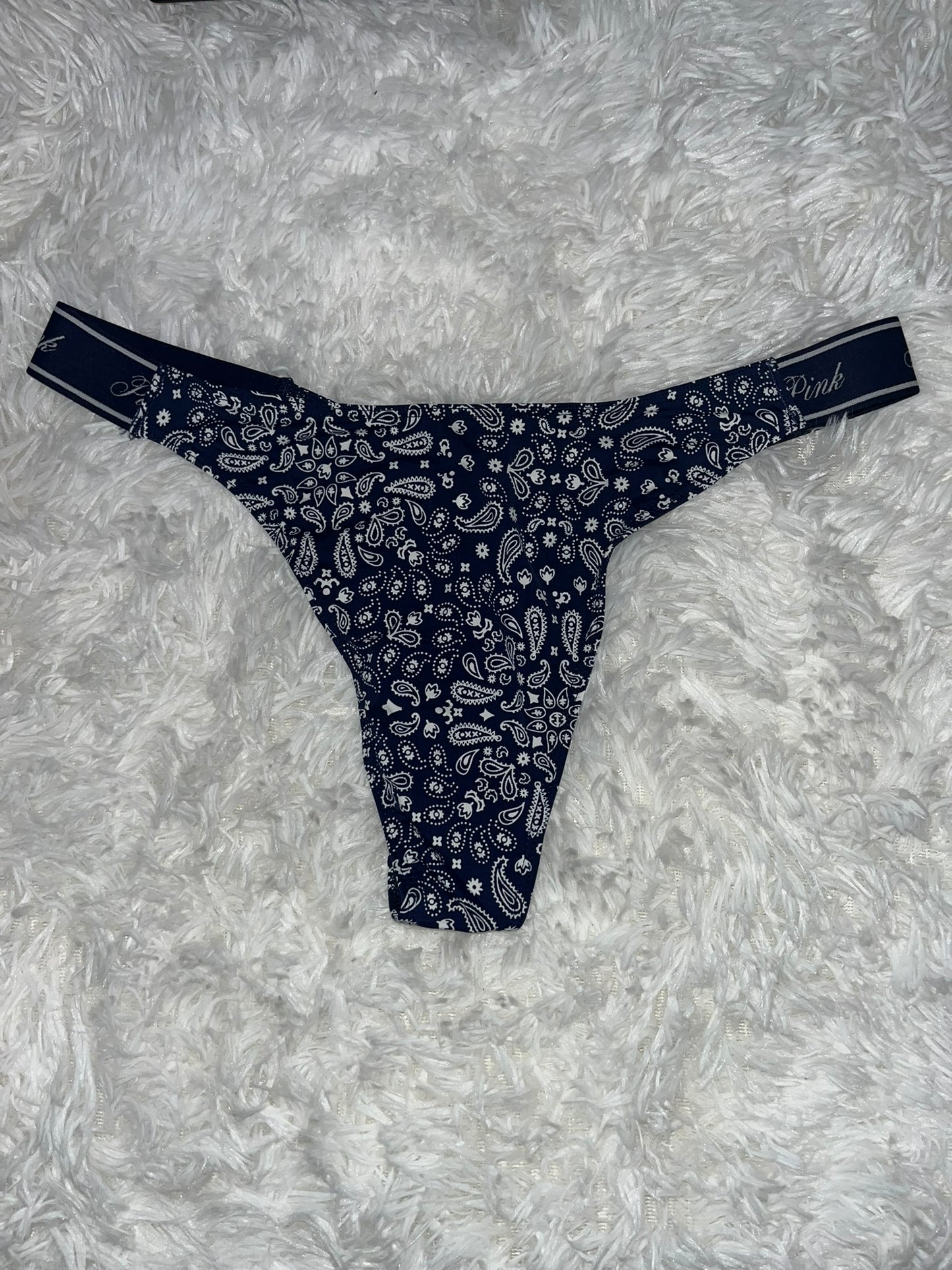 Thong azul L Pink