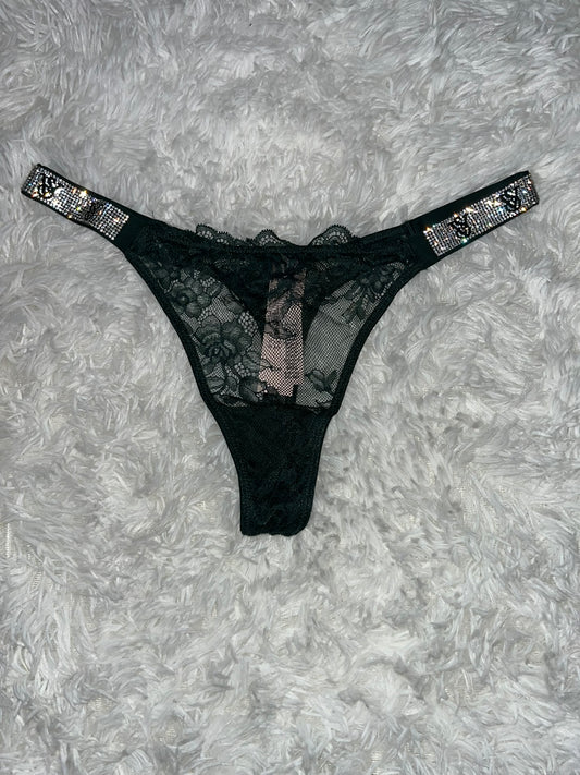 Thong verde con brillitos S Victoria secret