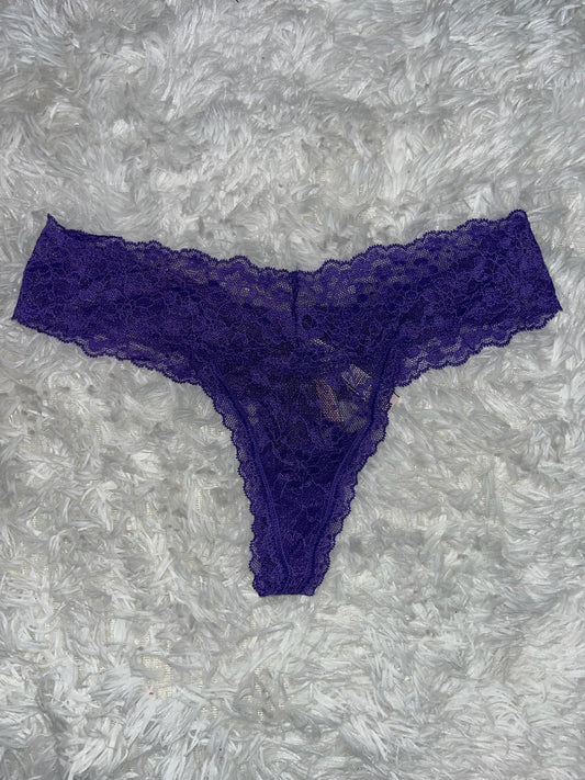 Thong morado S Victoria secret