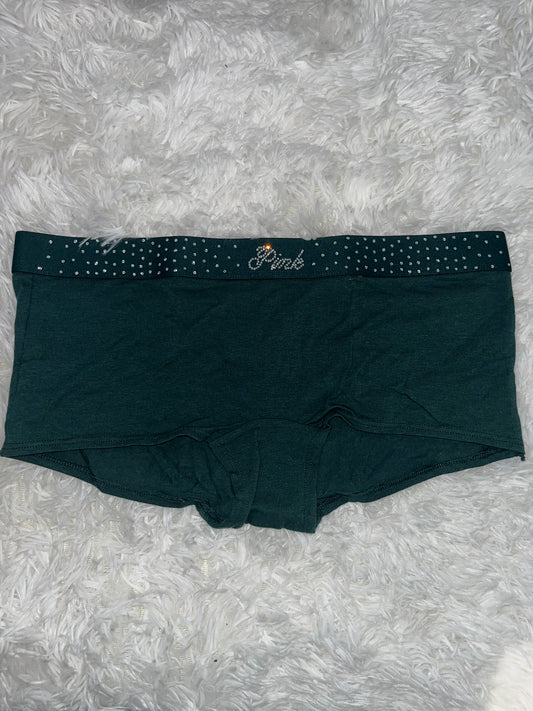 Boyshort verde con brillitos M Pink