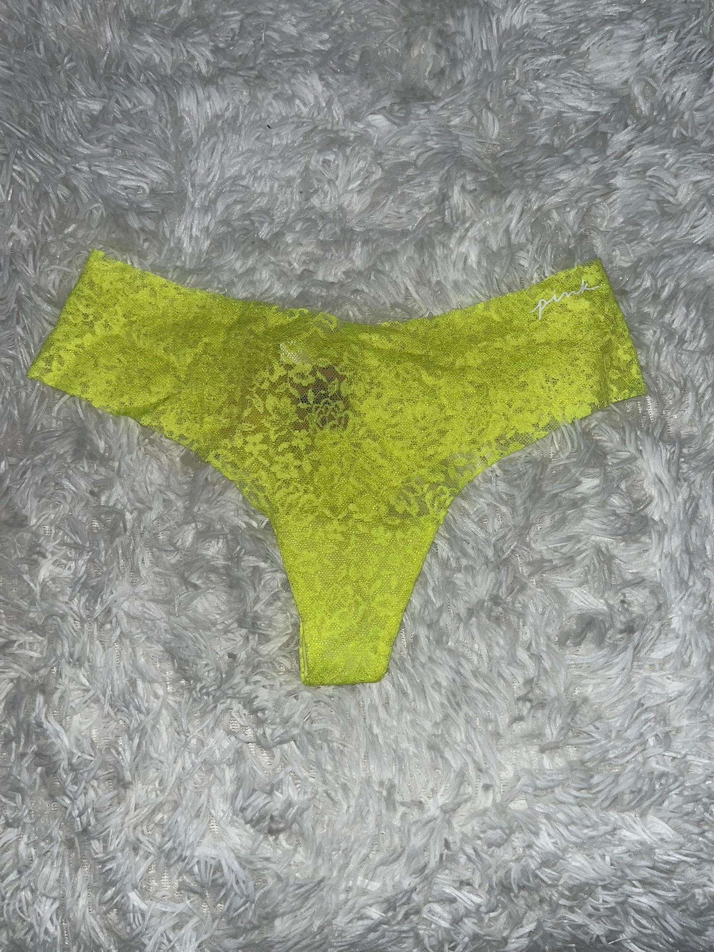 Thong amarillo S Pink