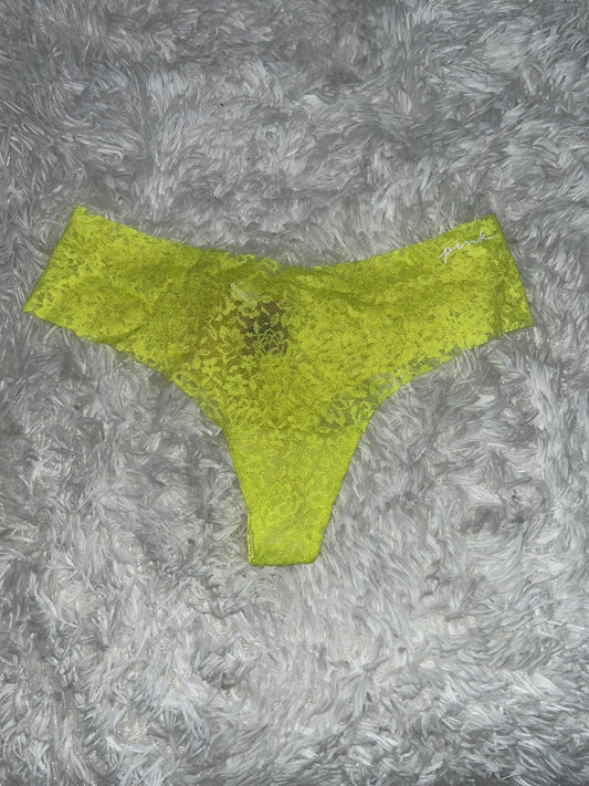 Thong amarillo S Pink