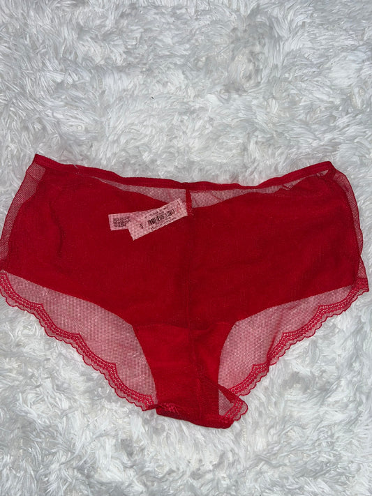 Cheeky rojo M Victoria secret