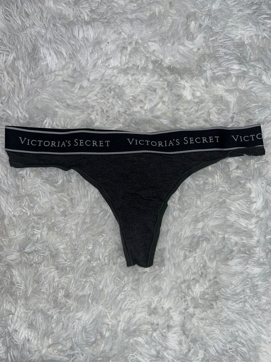 Thong gris S Victoria secret