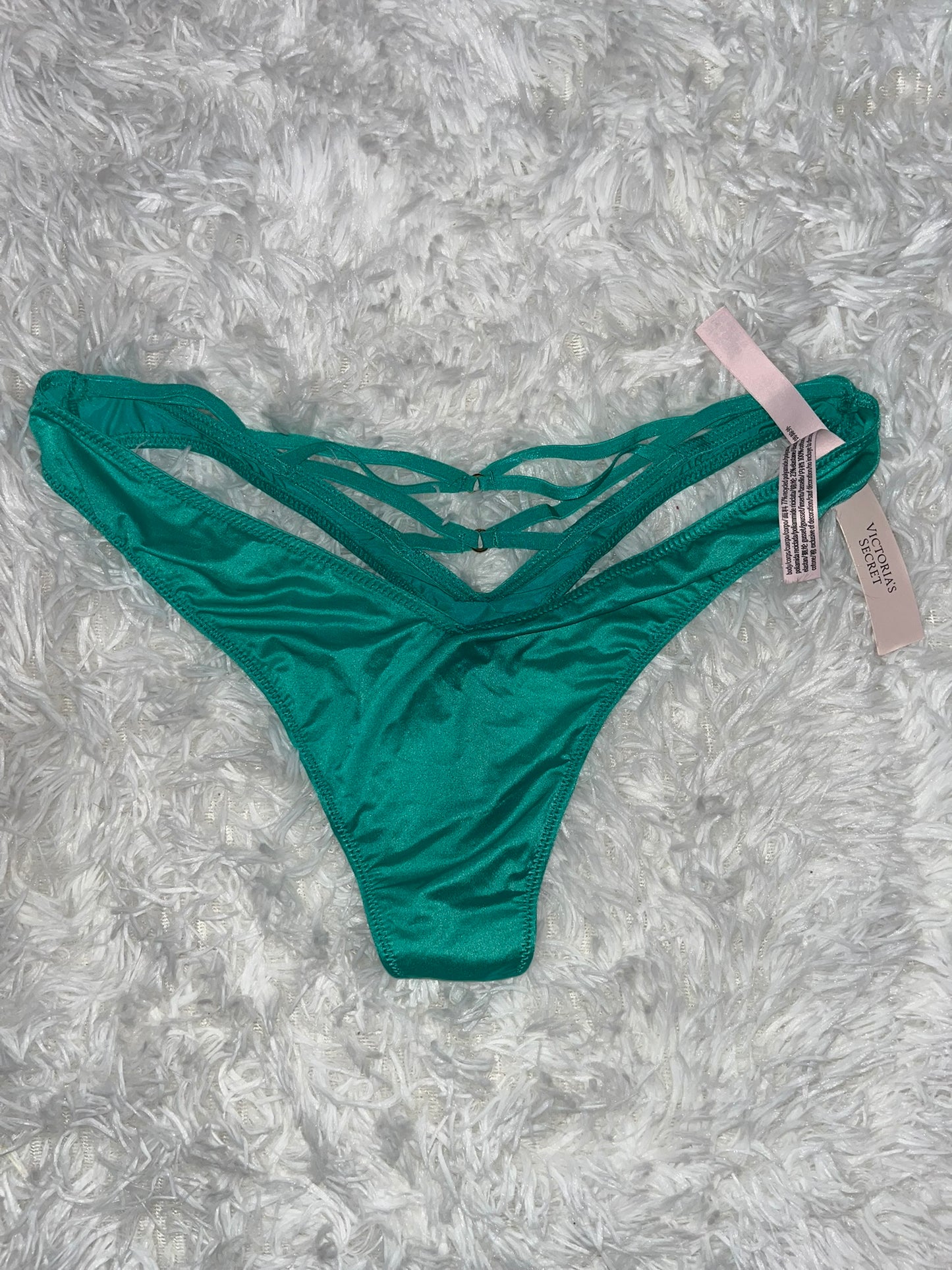 Thong aqua M Victoria secret