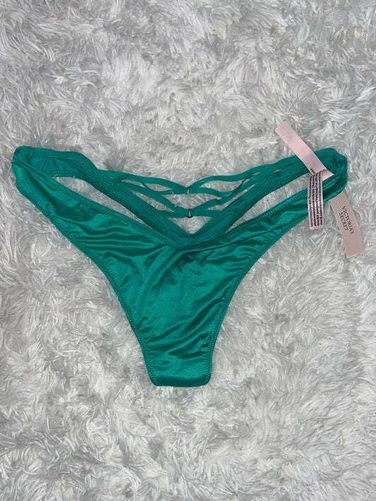 Thong aqua M Victoria secret