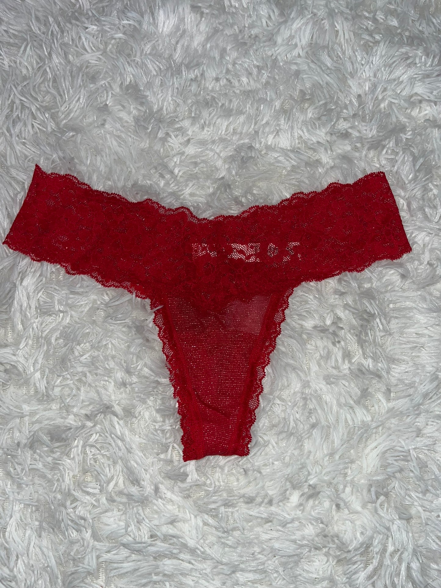 Thong rojo XS Victoria secret