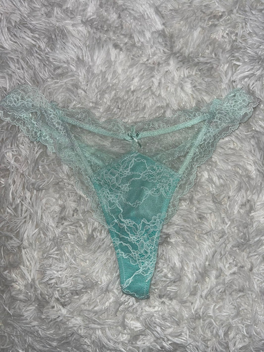 Thong aqua S Victoria secret