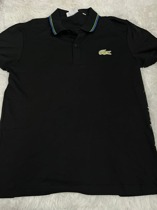 Polo negro M Lacoste