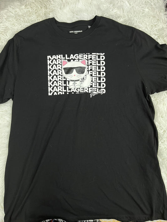 Playera negra XL Karl lagerfeld