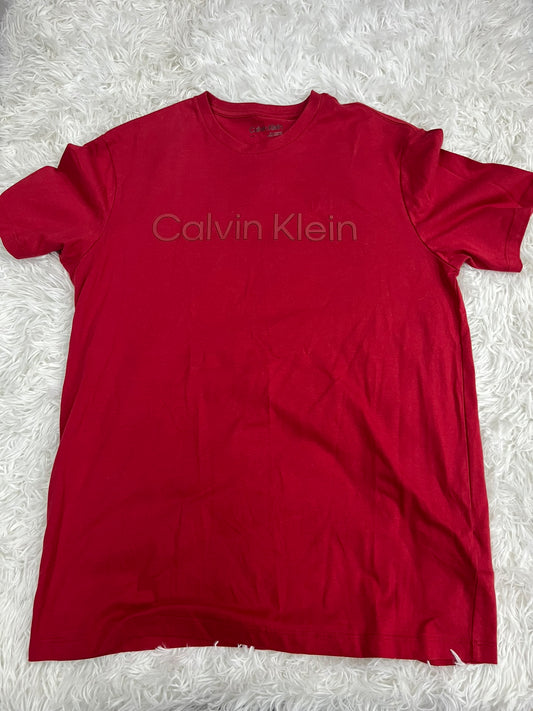 Playera roja S Calvin Klein