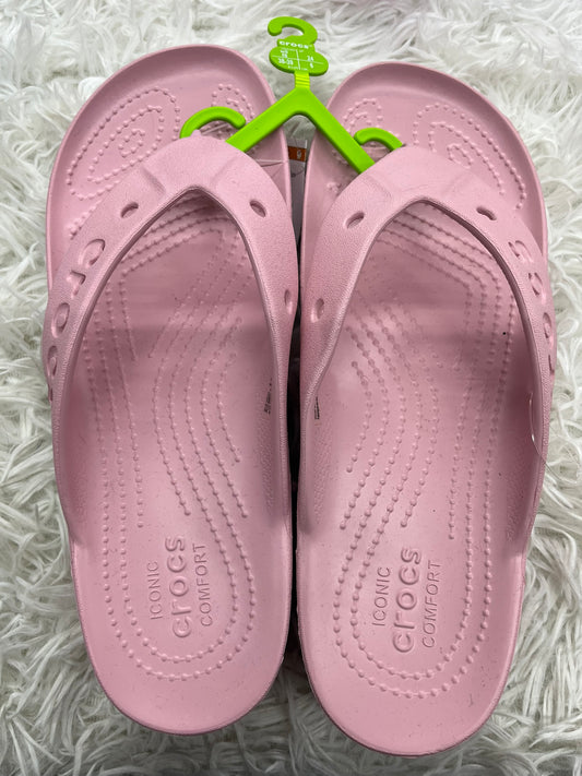 Crocs rosas 24