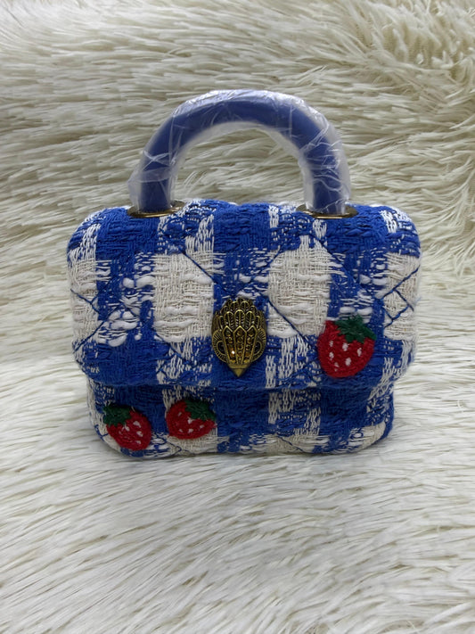 Mini bolso azul Kurt geiger