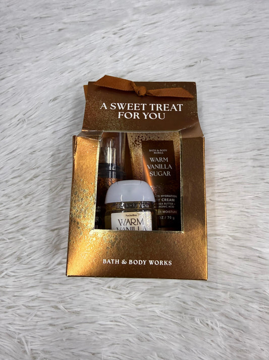 Paquete Warm vanilla sugar Bath & Body works