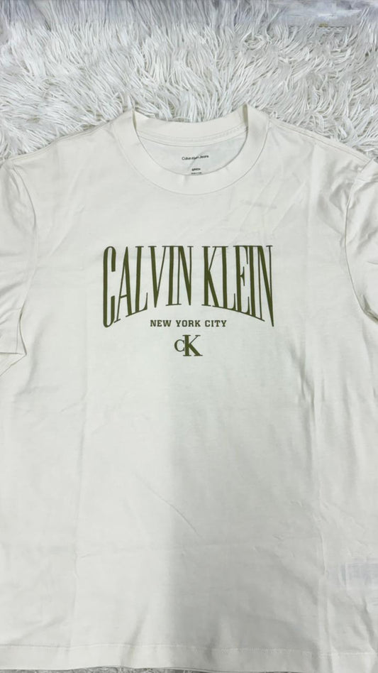 Playera blanca S Calvin klein