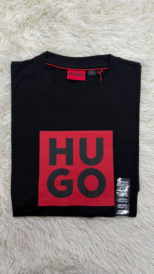 Playera negra L Hugo