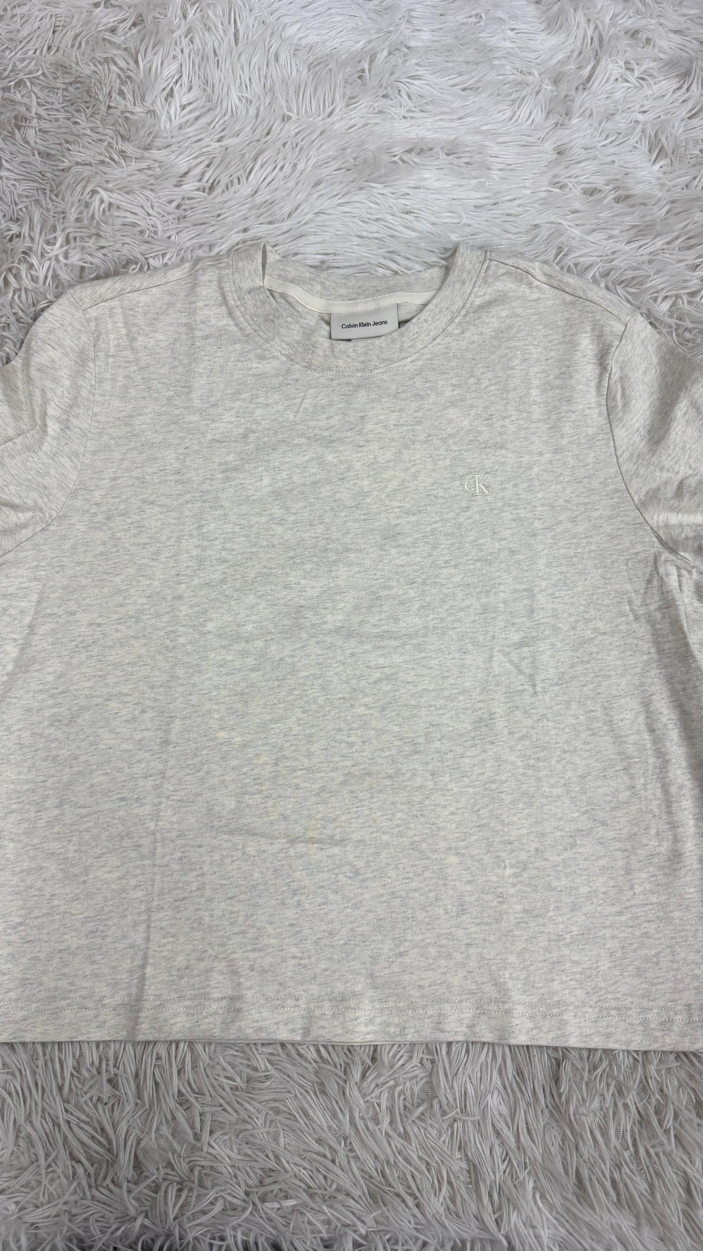 Playera hueso L Calvin klein