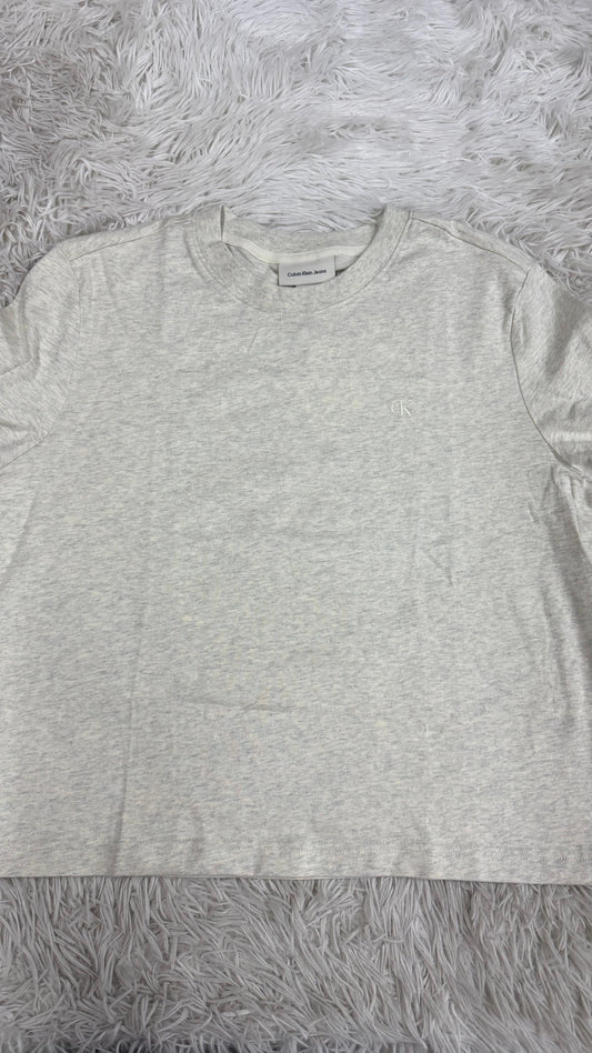 Playera hueso L Calvin klein