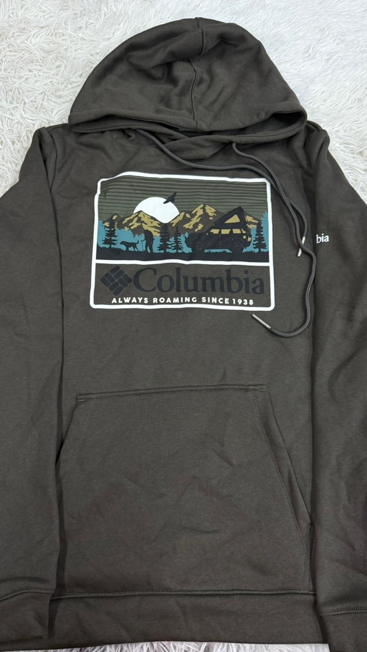 Sudadera café M Columbia