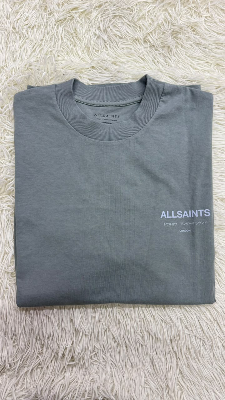 Playera gris S All saints