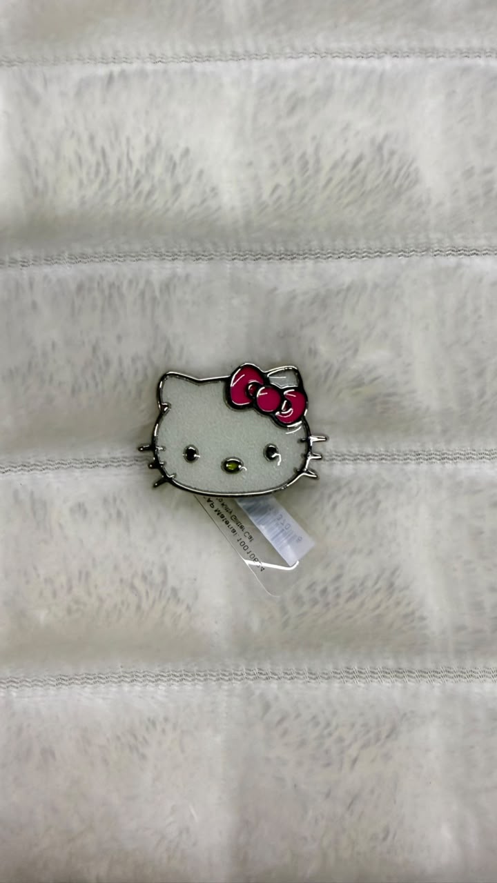 Charm Hello kitty metálico Crocs