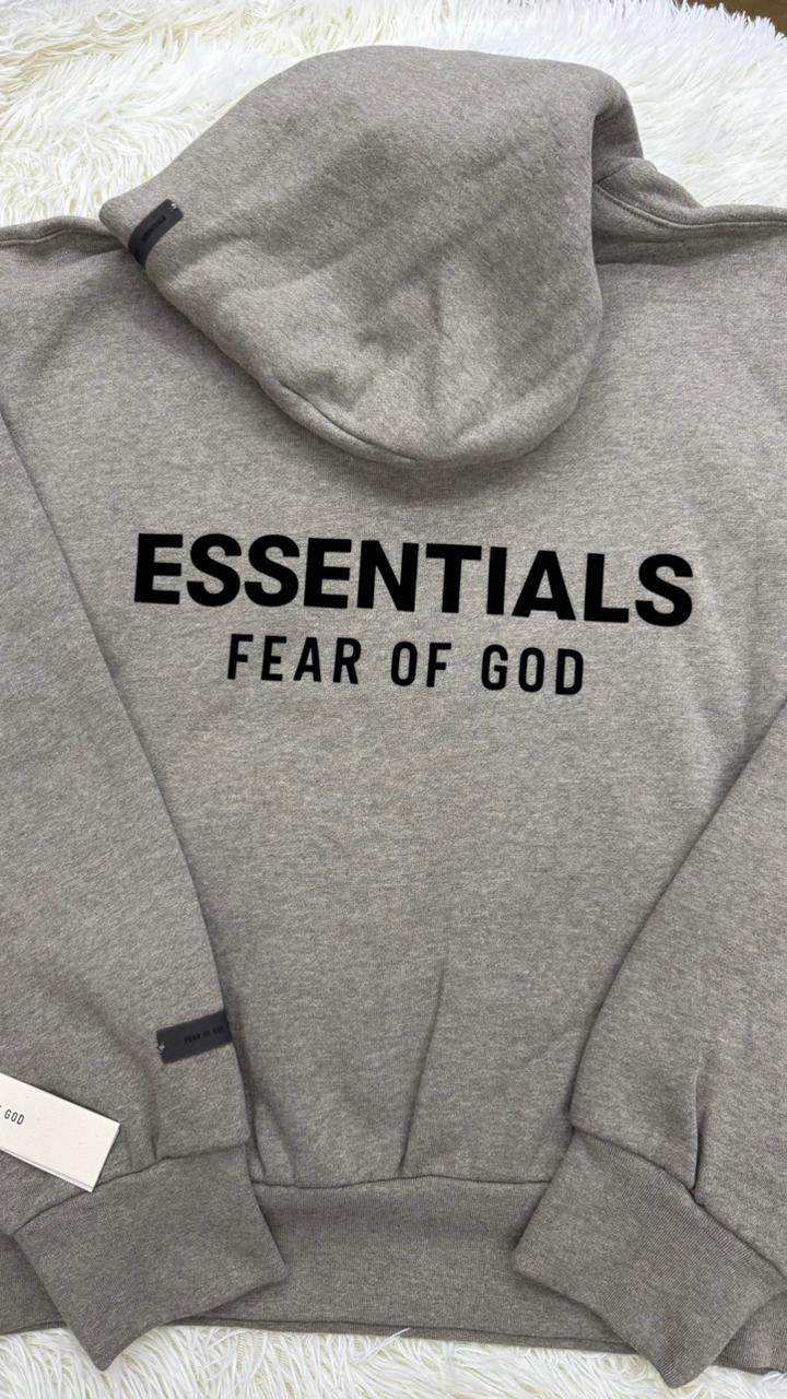 Sudadera gris L Essentials