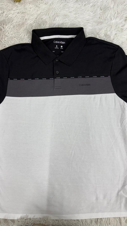 Polo blanca L Calbin klein