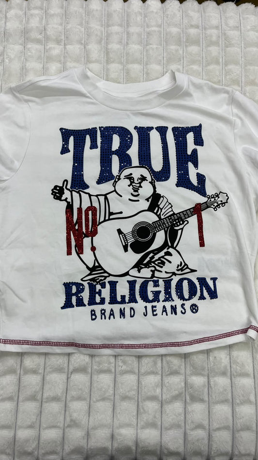 Playera blanca L True religion