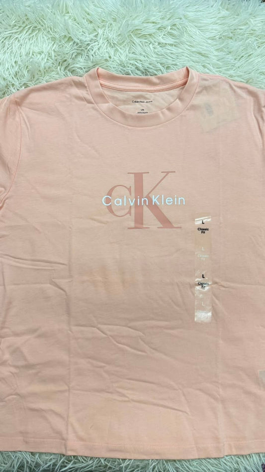 Playera rosa L Calvin klein