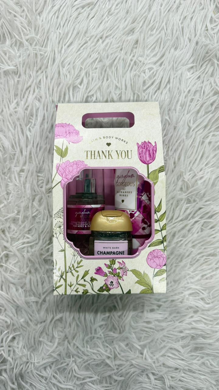 Paquete Champagne Bath & Body works