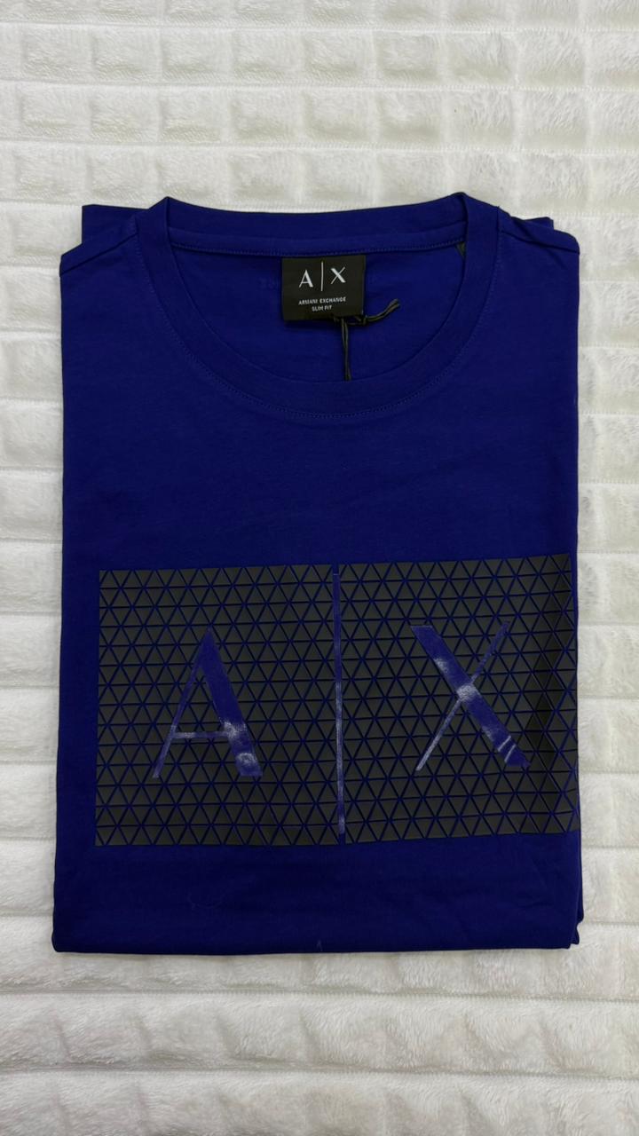Playera azul L Armani Exchange