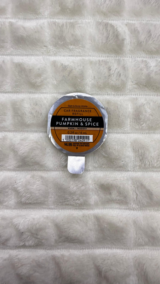 Aroma coche Farmhouse pumpkin & spice Bath & body works