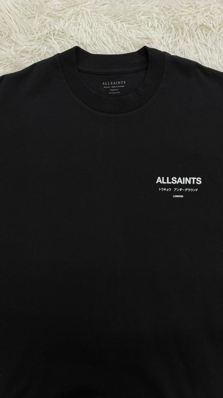 Playera negra L All saints