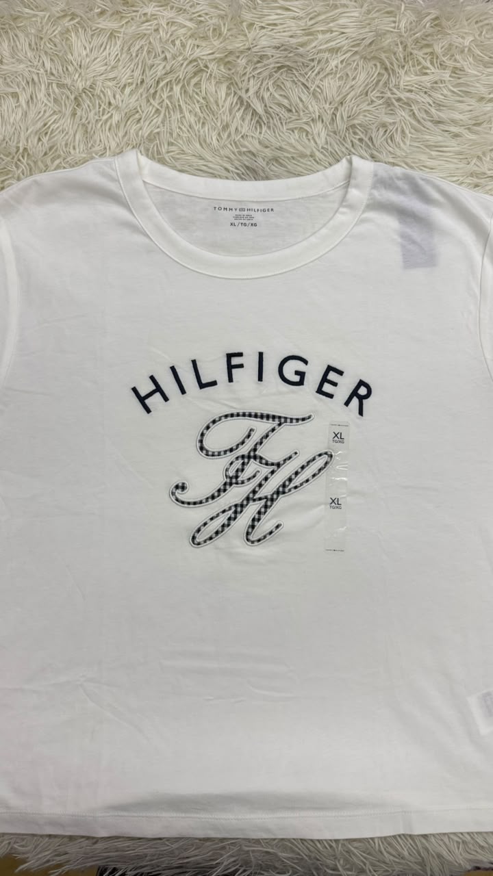 Playera blanca XL Tommy hilfiger
