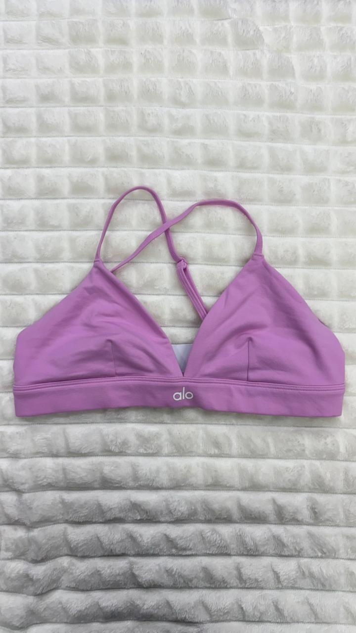 Bra deportivo rosa M Alo