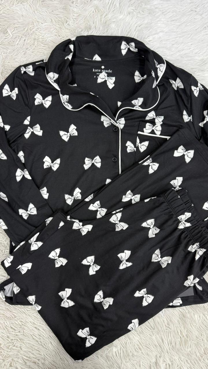 Pijama negra S Kate spade