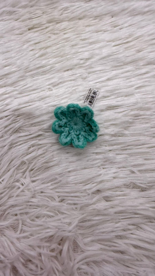 Charm Flor azul tejida Crocs