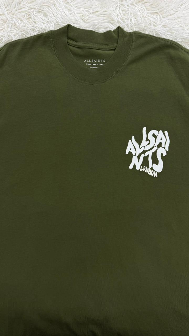 Playera verde XS All saints