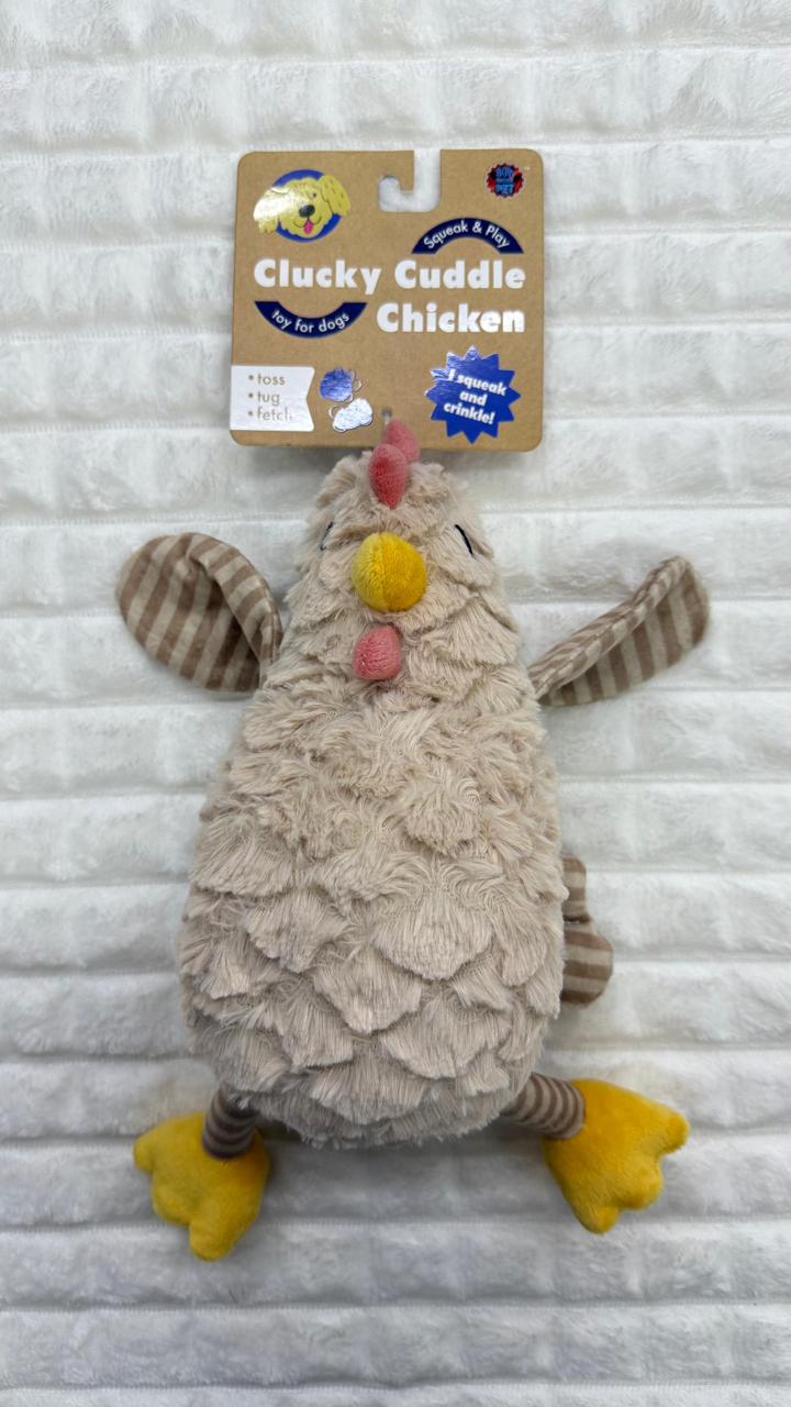 Juguete para perro Gallina Cluckly cuddle